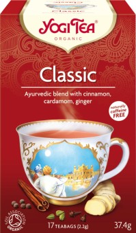 Yogi Tea Classic Βιολογικό Τσάι για Κρυολόγημα & Δυσπεψία 17 Φακελάκια 37.4g