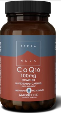 TerraNova CoQ10 Complex 100mg Συμπλήρωμα Διατροφής με Συνένζυμο Q10 για Τόνωση και Ενέργεια, 50caps