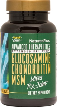 Natures Plus  Glucosamine Chondroitin MSM Ultra RX-Joint Συμπλήρωμα Διατροφής Για υγεία Αρθρώσεων 90 Tabs