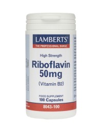 Lamberts B2 50MG Συμμετέχει στην Παραγωγή των Ερυθρών Αιμοσφαιρίων, 100caps