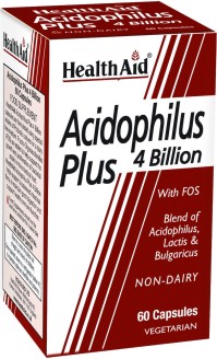 Health Aid Acidophilus Plus 4 Billion με Προβιοτικά και Πρεβιοτικά 60 κάψουλες