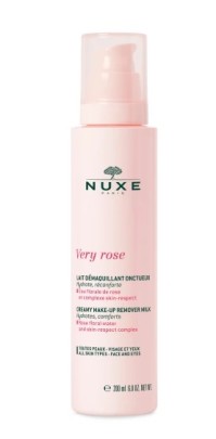 Nuxe Very Rose Creamy Make-up Remover Milk Γαλάκτωμα Ντεμακιγιάζ για Πρόσωπο & Μάτια, 200ml
