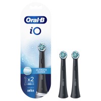 Oral-B Ανταλλακτικές Κεφαλές iO Ultimate Clean Black 2τμχ