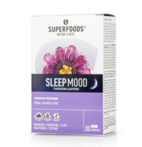 Superfoods Sleep Mood Συμπλήρωμα Για Την Αϋπνία 30 Κάψουλες