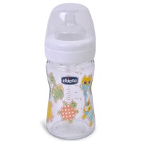 Chicco Nature Glass Μπιμπερό Σιλικόνης 150ml 0m+
