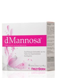Frezyderm dMannosa & Cranberry Extract, D-Μαννόζη & Εκχύλισμα Κράνμπερι Συμπλήρωμα Διατροφής για την Υγεία του Ουροποιητικού Συστήματος, 14x4gr