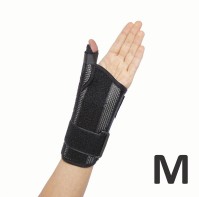 Anatomic Help 0506 Νάρθηκας Καρπού και Αντίχειρα Αριστερός Μαύρο Χρώμα - Medium