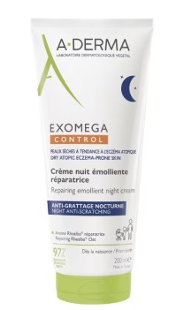Aderma Exomega Creme Nuit Επανορθωτική μαλακτική κρέμα νυκτός 200ml