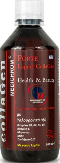 Medichrom Forte Liquid Collagen με Λεμόνι 500ml