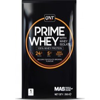 QNT Prime Whey Πρωτεΐνη Ορού Γάλακτος Χωρίς Γλουτένη με Γεύση Chocolate Brownie 30g
