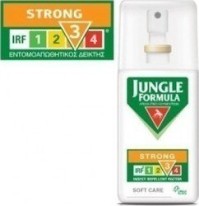 Omega Pharma Jungle Formula Strong Soft Care με IRF 3 Εντομοαπωθητικό Σπρέι Χωρίς Άρωμα και Οινόπνευμα Spray 75ml