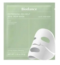 Biodance Refreshing Sea Kelp Real Mask - Μάσκα Σύσφιξης & Λάμψης με Προβιοτικά Φυκιών 34gr