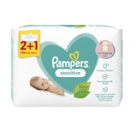 Pampers Sensitive Wipes Μωρομάντηλα (2+1)