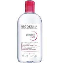 Bioderma Sensibio Micellaire H2O Καταπραϋντικό Νερό Καθαρισμού, Κατάλληλο για Πρόσωπο, Μάτια & Χείλη, για Ευαίσθητο Δέρμα 500ml