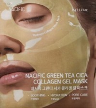 Nacific Green Tea Cica Collagen Gel Mask με Πράσινο Τσάι και Centella - Καταπραϋντική Μάσκα Προσώπου 35gr