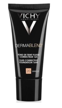 Vichy Dermablend Fluid 20 Vanilla SPF35  Διορθωτικό Υγρό Make-up Υψηλής Κάλυψης 30ml