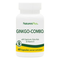 Natures Plus Ginkgo Combo Συμπλήρωμα με Τζίνγκο Μπιλόμπα για τη Μνήμη - Συγκέντρωση 60 caps