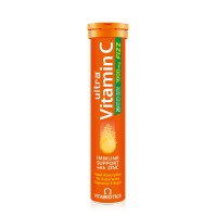 Vitabiotics Ultra Vitamin C 1000mg Fizz with Zinc, 20 Aναβράζοντα Δισκία με Γεύση Πορτοκάλι
