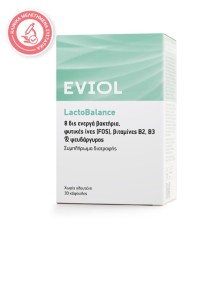 Eviol LactoBalance  Ισορροπία Εντερικής Χλωρίδας & Πεπτικού 30 κάψουλες