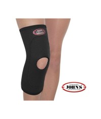 Johns Jumpers Επιγονατίδα με Ενίσχυση + Τρύπα + Σπιράλ Ελάσματα Neoprene Μαύρο Small 120134