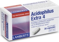 Lamberts Acidophilus Extra 4 Milk Free Βοηθά στη Διατήρηση της Ισορροπίας της Εντερικής Χλωρίδας, 30caps