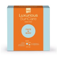 Intermed Luxurious SunCare Family Pack Πακέτο Promo Αντιηλιακή Κρέμα Σώματος Spf15 200ml & Αντιηλιακή Κρέμα Προσώπου Spf50 75ml