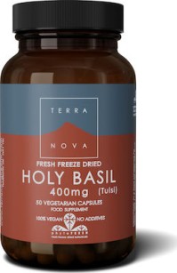 TerraNova Holy Basil 400mg Συμπλήρωμα για το Άγχος 50 φυτικές κάψουλες