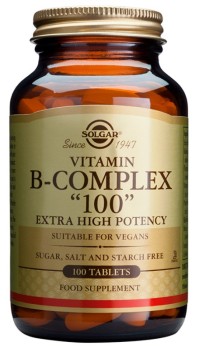 Solgar Formula B-Complex 100 Συμπλήρωμα Διατροφής, 100 Φυτικές Κάψουλες