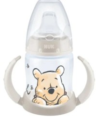 Nuk First Choice Μπιμπερό Εκπαίδευσης Disney Winnie the Pooh 150ml με Ρύγχος 6-18m Γκρι* 150ml