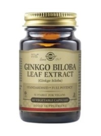 Solgar Spf Ginkgo Biloba Leaf Extract Συμπλήρωμα Διατροφής Ginkgo Βiloba, 60 Φυτικές Κάψουλες