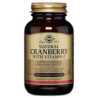 Solgar Natural Cranberry With Vitamin C Συμπλήρωμα Διατροφής Με Βιταμίνη C, 60 Ταμπλέτες