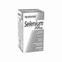 Health Aid Vegan Selenium 200μg Συμπλήρωμα Διατροφής Με Αντιοξειδωτική Δράση 60 Ταμπλέτες