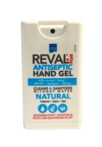 Intermed Reval Antiseptic Hand Natural Αντισηπτικό Gel Χεριών με Φυσικό Άρωμα 15ml