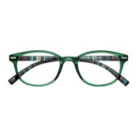 Zippo Γυαλιά Ανάγνωσης - Πρεσβυωπίας +1.00 σε χρώμα Πράσινο Μαύρo 31Z-B19-GRE 100