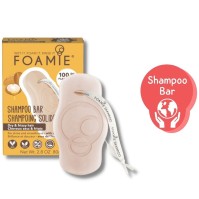 Foamie Kiss me Argan Shine & Smoothness Shampoo Bar for Dry & Fizzy Hair Μπάρα Καθαρισμού με Έλαιο Argan, Βιταμίνη Ε & Αντιοξειδωτικά για Μαλλιά Ξηρά & Φριζαρισμένα 80g