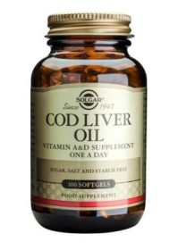 SOLGAR COD LIVER OIL SOFTGELS 100S