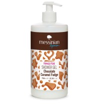 Messinian Spa Family Fun Shower Gel Chocolate Caramel Fudge Αφρόλουτρο για Όλη την Οικογένεια με Άρωμα Σοκολάτας - Καραμέλα 750ml