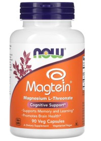 Now Magtein® Magnesium L-Threonate  – Μαγνήσιο για Μνήμη & Εγκέφαλο 90caps