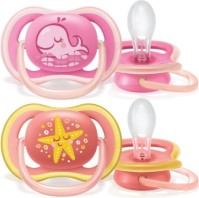 Philips Avent Ultra Air SCF085/04 Πιπίλα Σιλικόνης για Μωρά 6-18 μηνών, 2τεμ