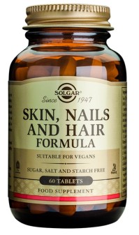 Solgar Skin, Nails ,Hair Συμπλήρωμα Διατροφής Για Δέρμα, Νύχια, Μαλλιά 60 Ταμπλέτες