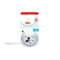 NUK Perfect Match Air Disney Mickey Πιπίλα Σιλικόνης 6-18m Γκρι 1τμχ