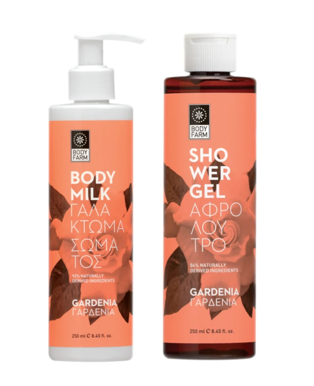 BODYFARM Γαρδένια Γαλάκτωμα Σώματος 250ml & Αφρόλουτρο 250ml Now